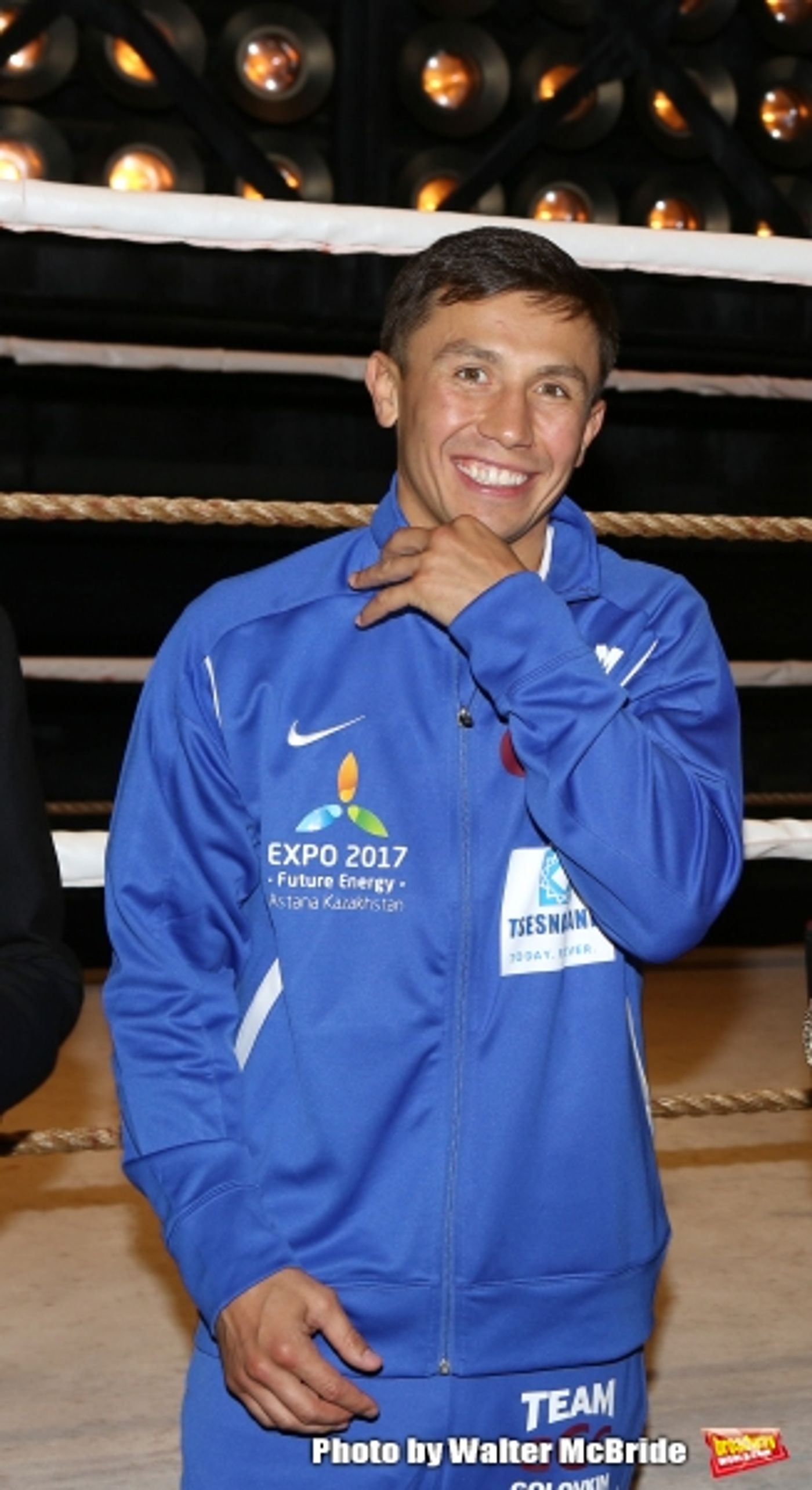 Photo Coverage: Backstage with Gennady Golovkin & Michael Buffer at ROCKY! Image
