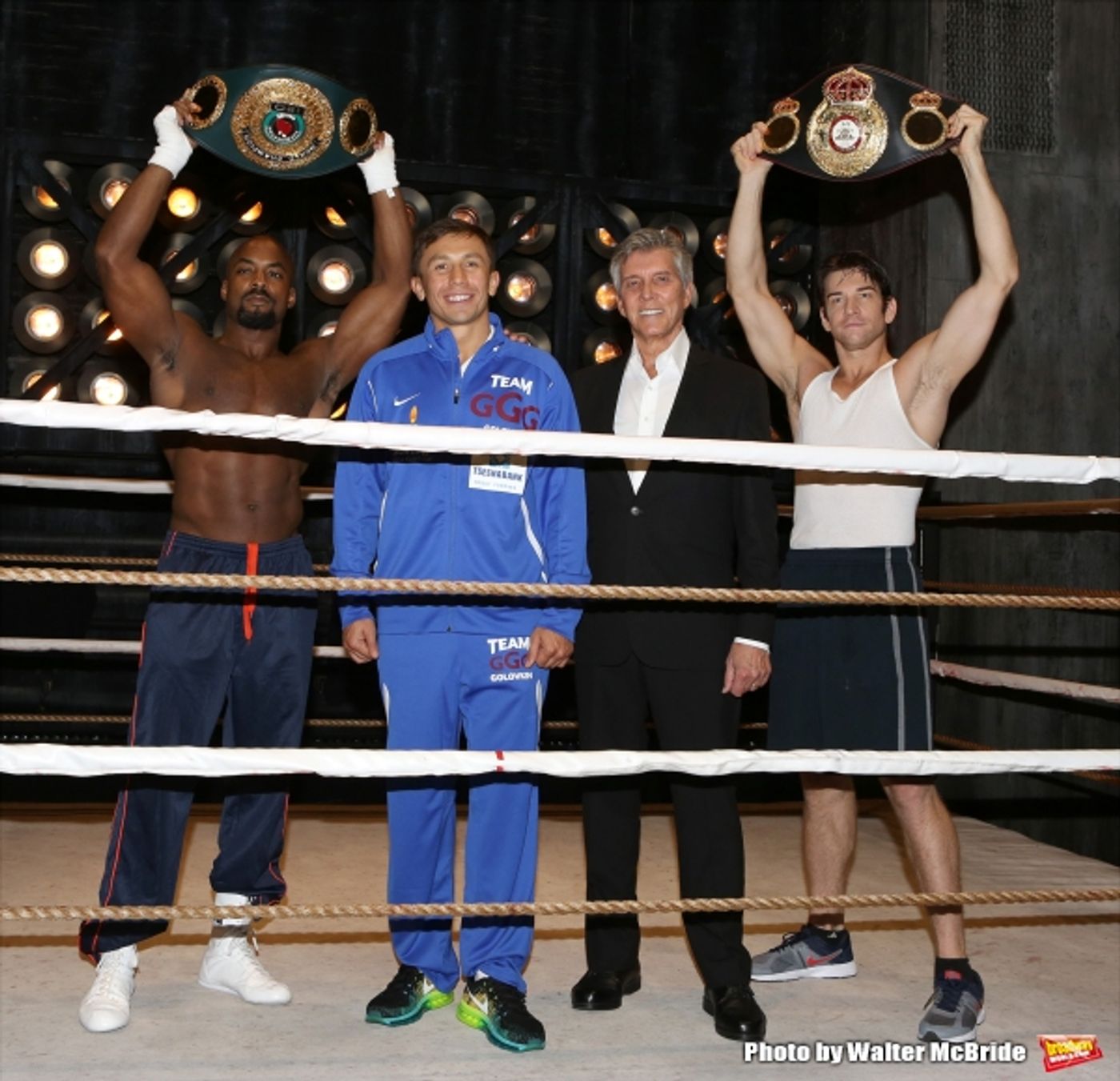 Photo Coverage: Backstage with Gennady Golovkin & Michael Buffer at ROCKY! Image