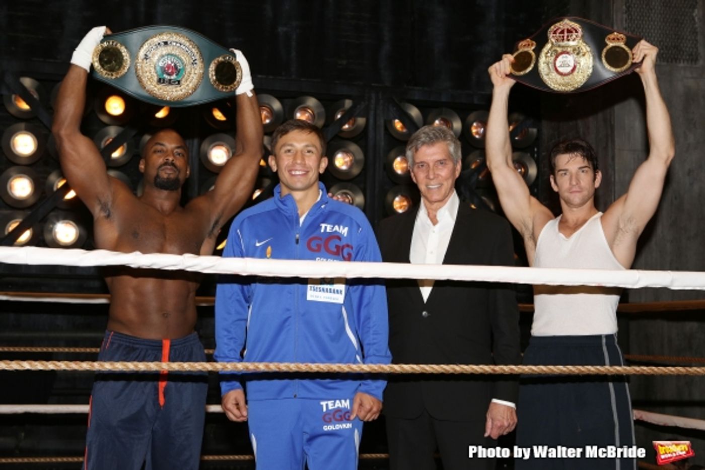 Photo Coverage: Backstage with Gennady Golovkin & Michael Buffer at ROCKY! Image