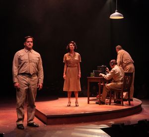 Michael Stevenson, Beth Malone, John B. Williford Photo