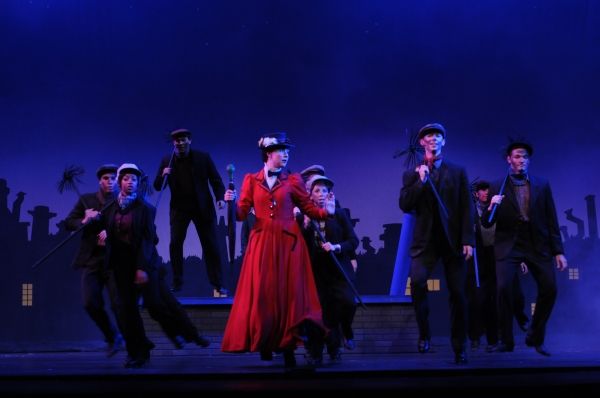 Step in Time: Mary Poppins (Catharine Kay), Bert (Patrick Clealand RosÃƒÂ©), and  Photo