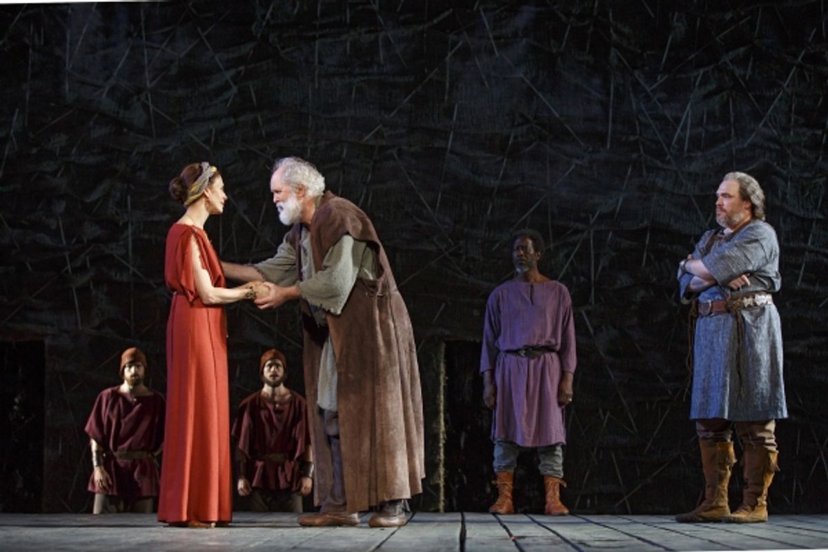 The cast of The Public TheaterÃ¢â‚¬â„¢s free Shakespeare in the Park production of King Lear at 