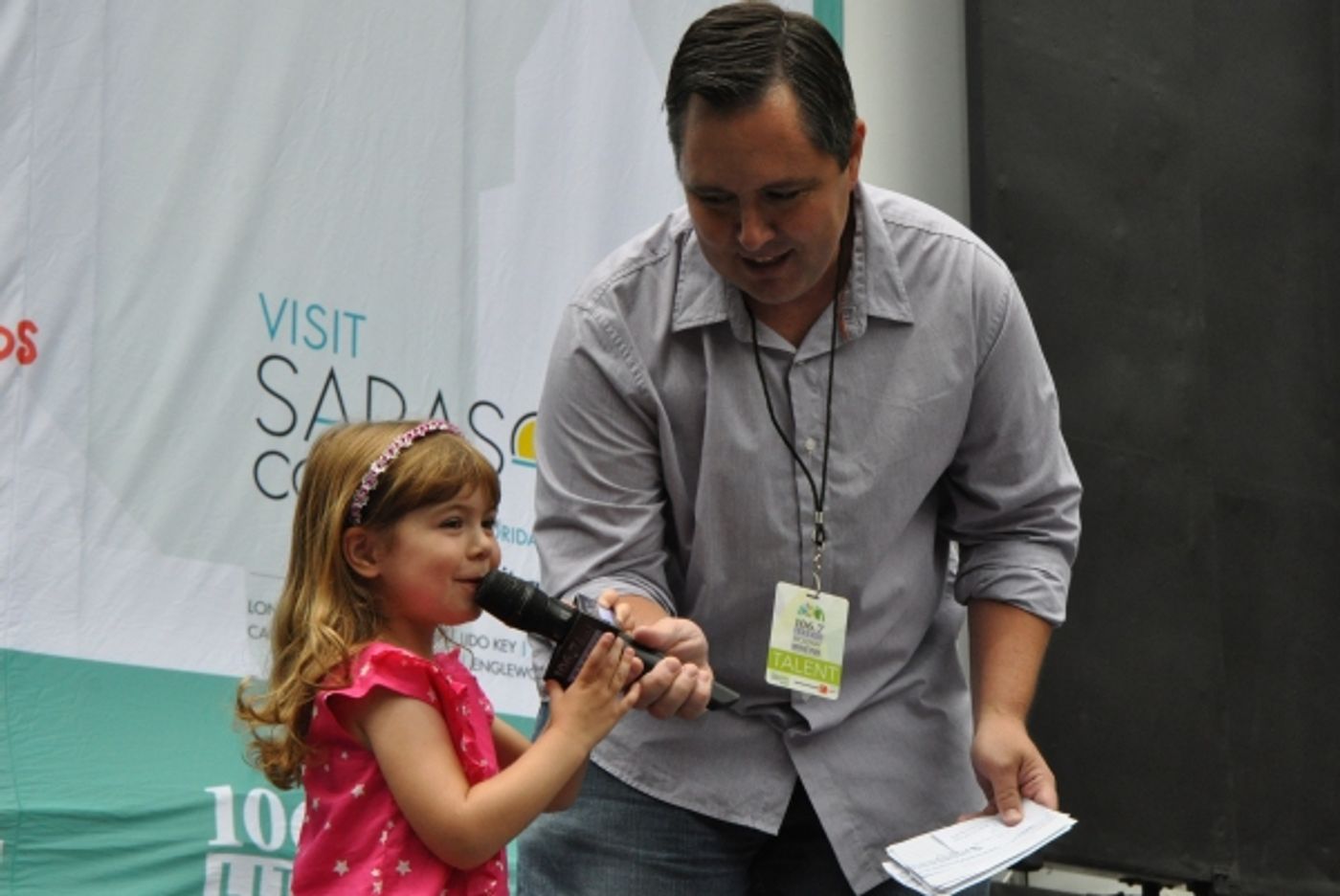 Photo Coverage: Casts of BULLETS, CINDERELLA, PHANTOM & More Visit BROADWAY IN BRYANT PARK!  Image