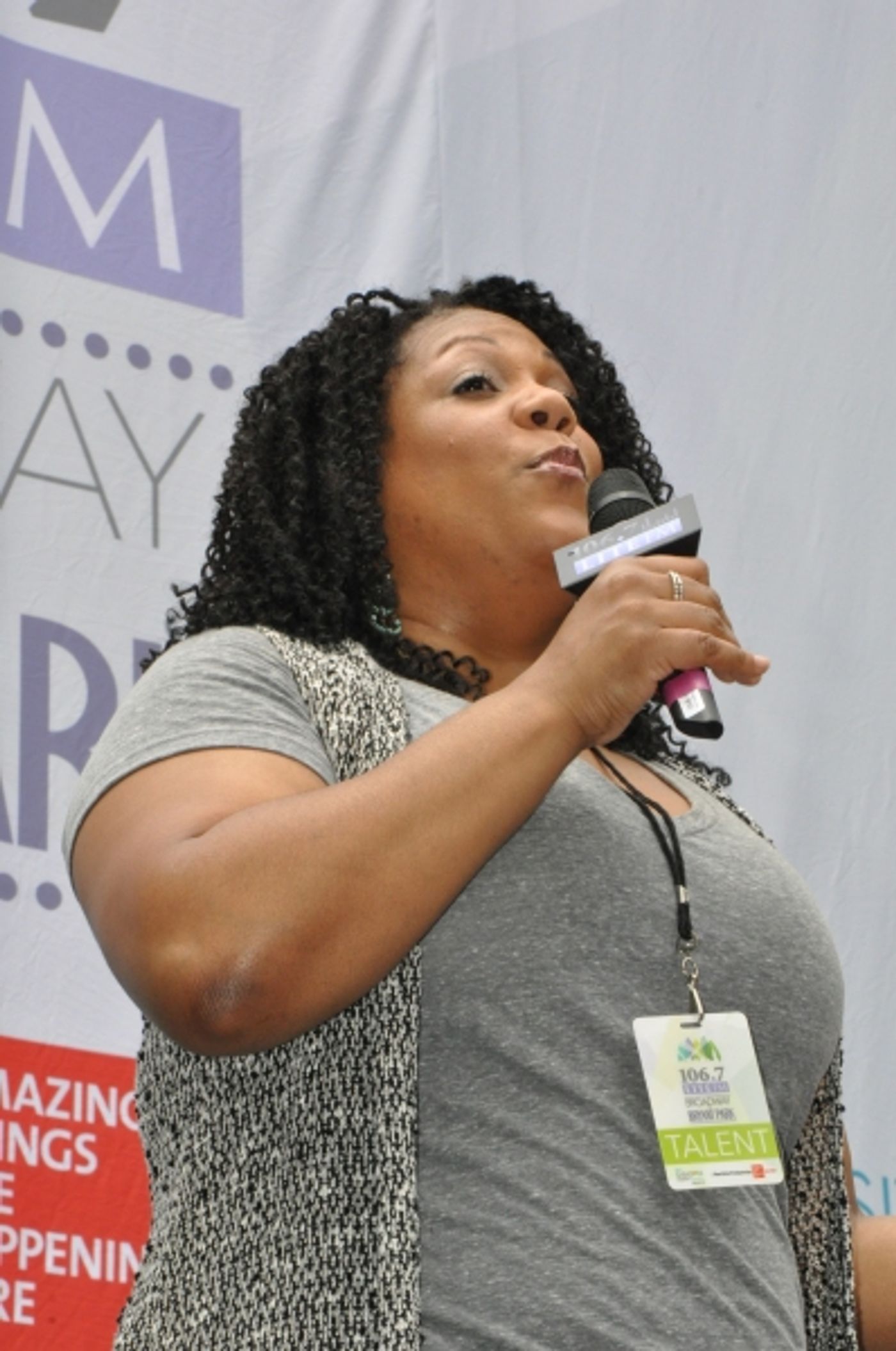 Photo Coverage: Casts of BULLETS, CINDERELLA, PHANTOM & More Visit BROADWAY IN BRYANT PARK!  Image