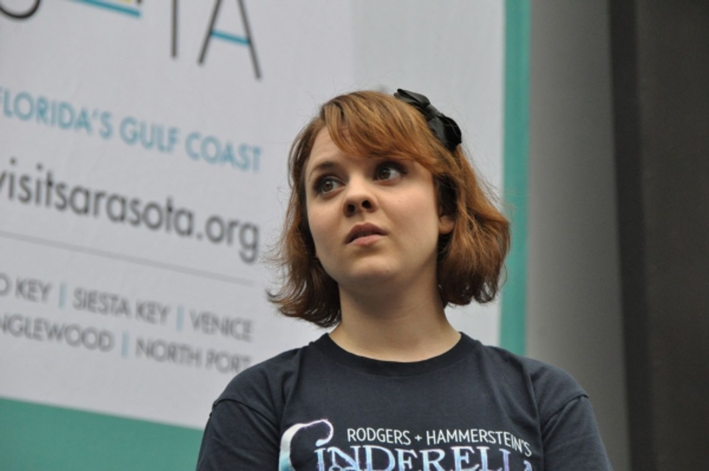 Photo Coverage: Casts of BULLETS, CINDERELLA, PHANTOM & More Visit BROADWAY IN BRYANT PARK!  Image