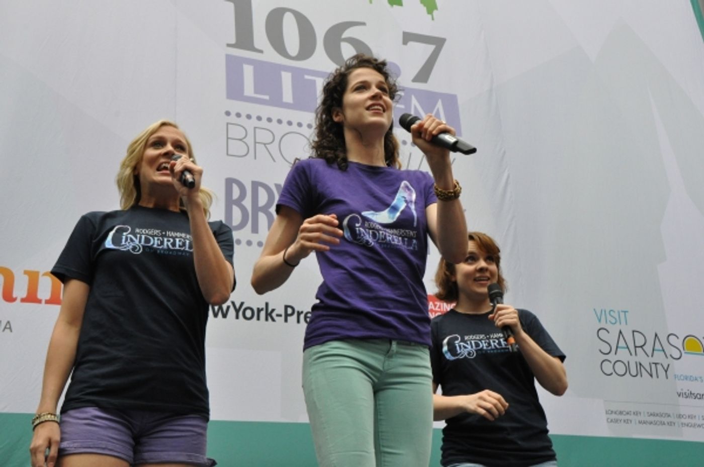 Photo Coverage: Casts of BULLETS, CINDERELLA, PHANTOM & More Visit BROADWAY IN BRYANT PARK!  Image