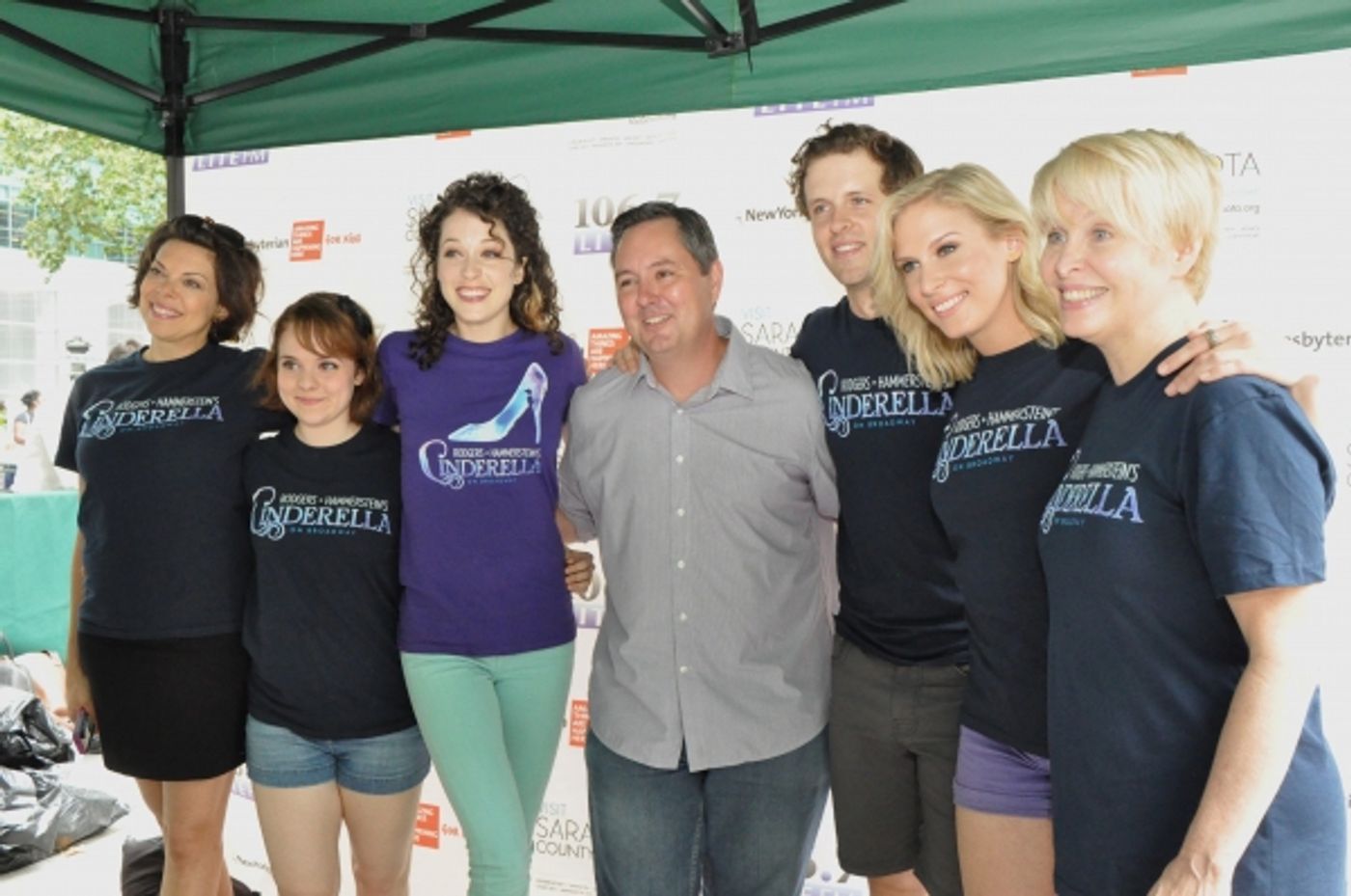 Photo Coverage: Casts of BULLETS, CINDERELLA, PHANTOM & More Visit BROADWAY IN BRYANT PARK!  Image