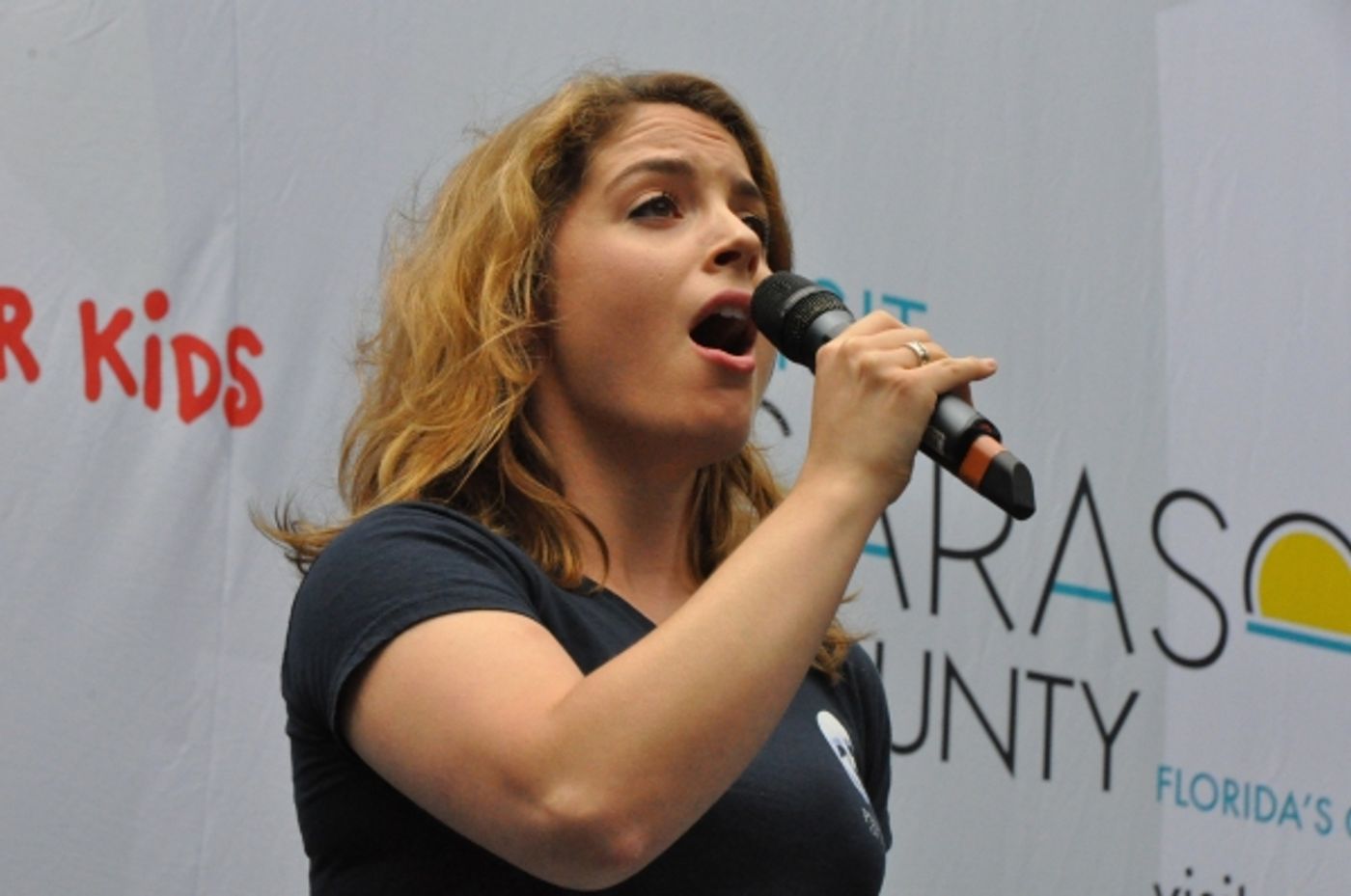 Photo Coverage: Casts of BULLETS, CINDERELLA, PHANTOM & More Visit BROADWAY IN BRYANT PARK!  Image