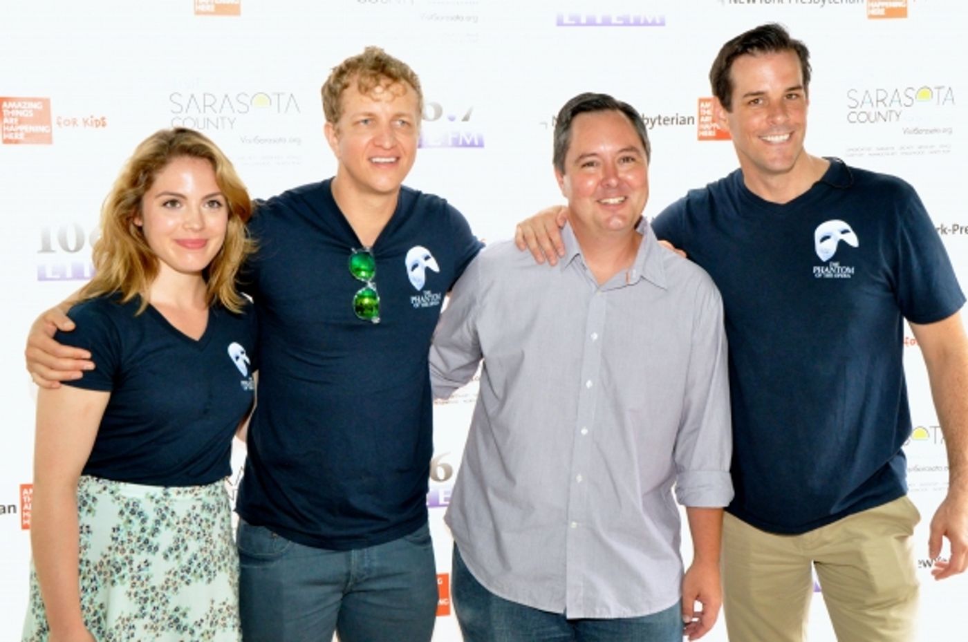 Photo Coverage: Casts of BULLETS, CINDERELLA, PHANTOM & More Visit BROADWAY IN BRYANT PARK!  Image
