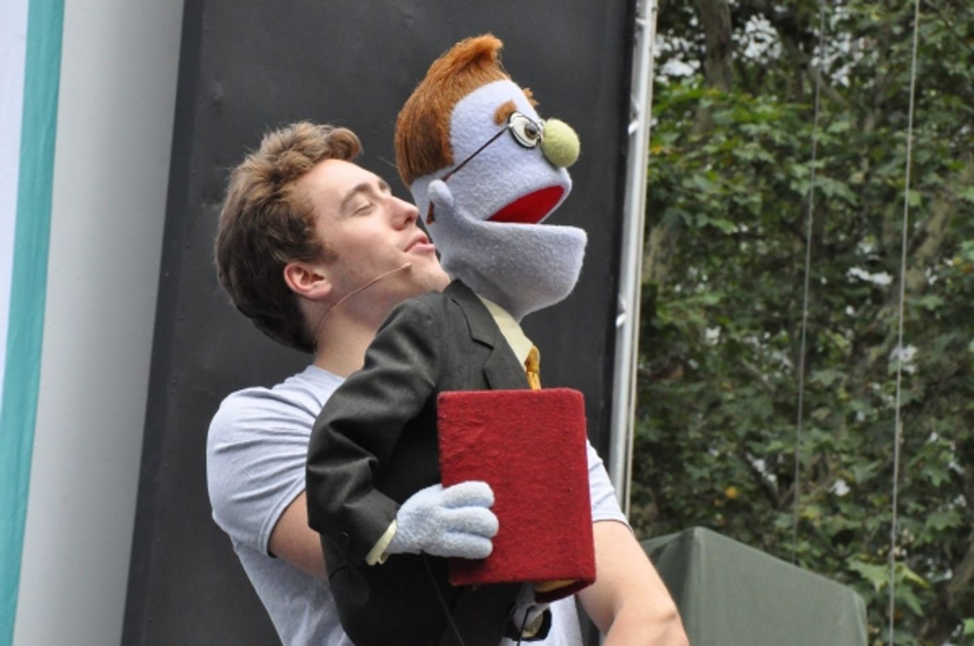 Photo Coverage: Casts of BULLETS, CINDERELLA, PHANTOM & More Visit BROADWAY IN BRYANT PARK!  Image