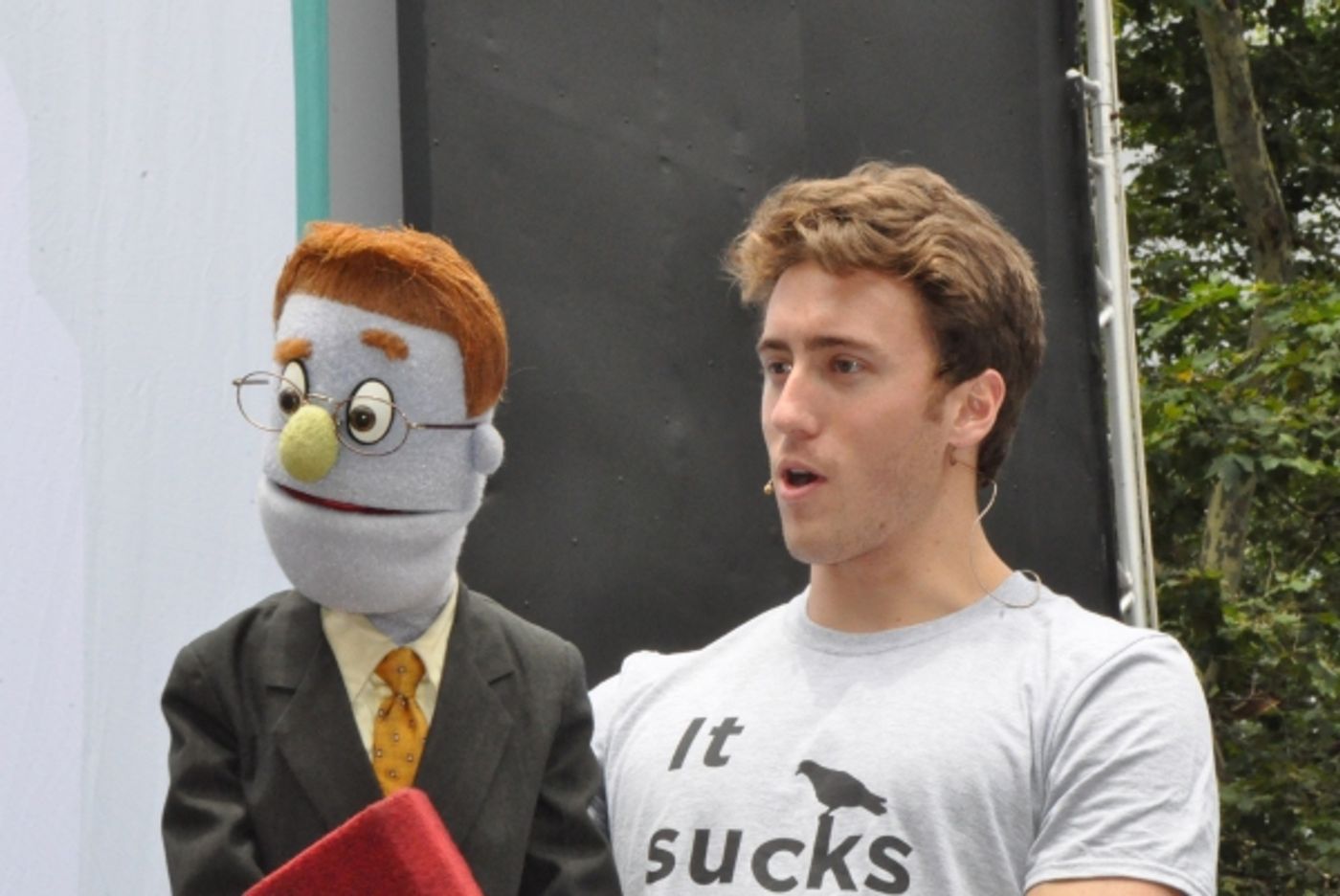 Photo Coverage: Casts of BULLETS, CINDERELLA, PHANTOM & More Visit BROADWAY IN BRYANT PARK!  Image