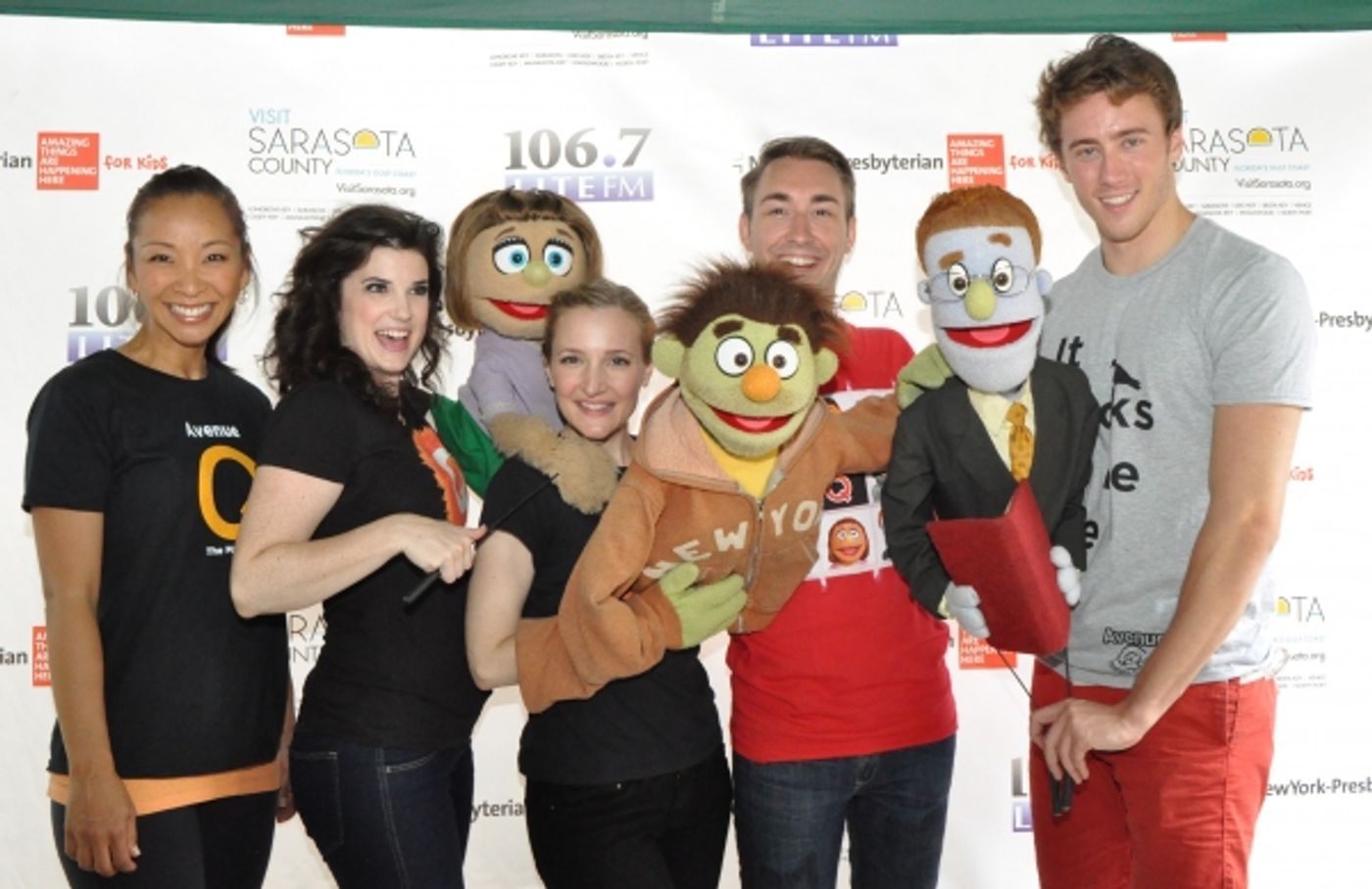 Photo Coverage: Casts of BULLETS, CINDERELLA, PHANTOM & More Visit BROADWAY IN BRYANT PARK!  Image