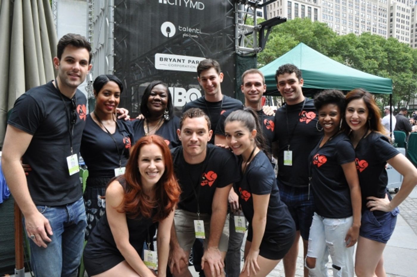 Photo Coverage: Casts of BULLETS, CINDERELLA, PHANTOM & More Visit BROADWAY IN BRYANT PARK!  Image