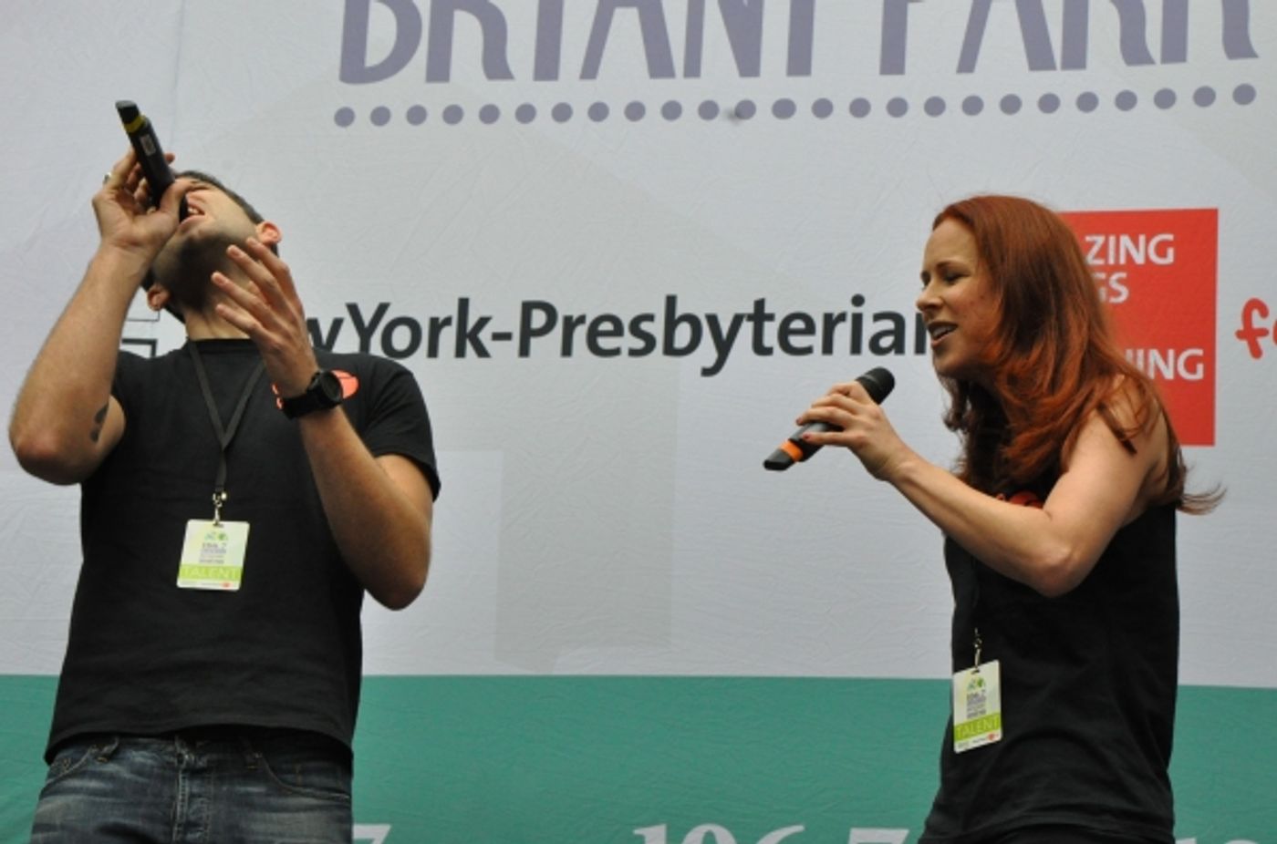 Photo Coverage: Casts of BULLETS, CINDERELLA, PHANTOM & More Visit BROADWAY IN BRYANT PARK!  Image