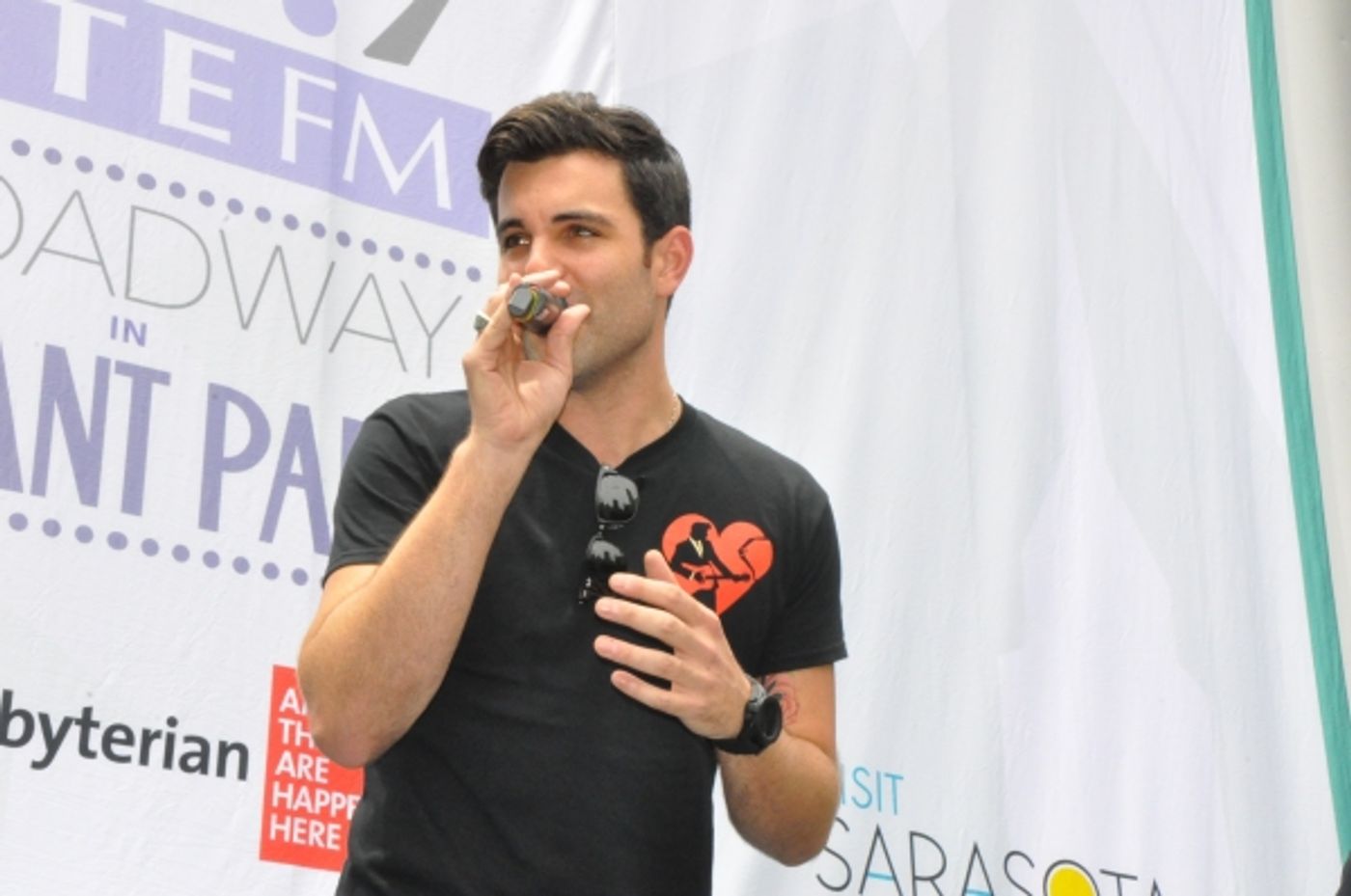 Photo Coverage: Casts of BULLETS, CINDERELLA, PHANTOM & More Visit BROADWAY IN BRYANT PARK!  Image