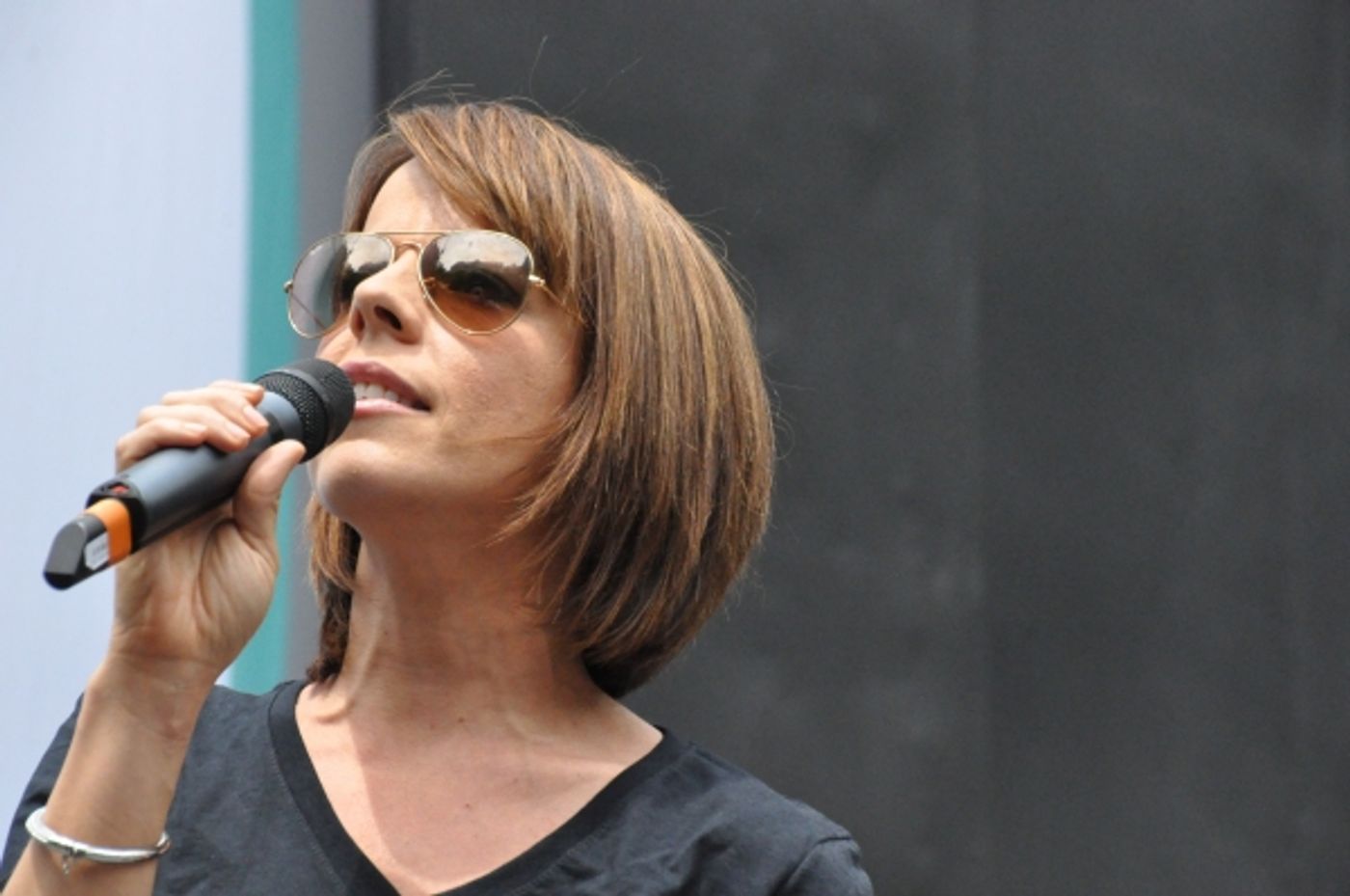 Photo Coverage: Casts of BULLETS, CINDERELLA, PHANTOM & More Visit BROADWAY IN BRYANT PARK!  Image