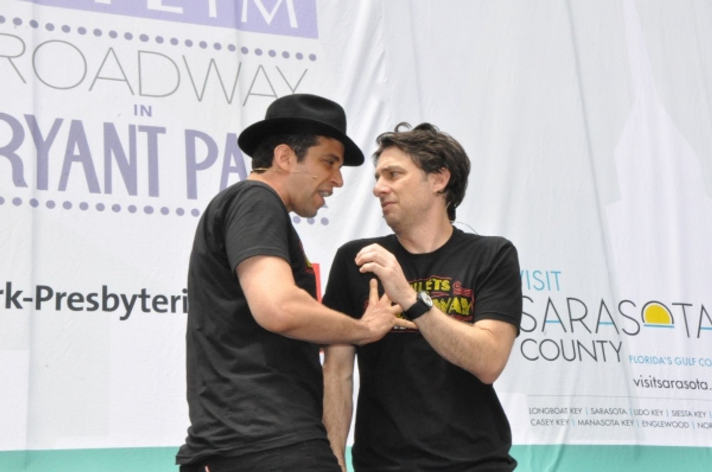 Photo Coverage: Casts of BULLETS, CINDERELLA, PHANTOM & More Visit BROADWAY IN BRYANT PARK!  Image