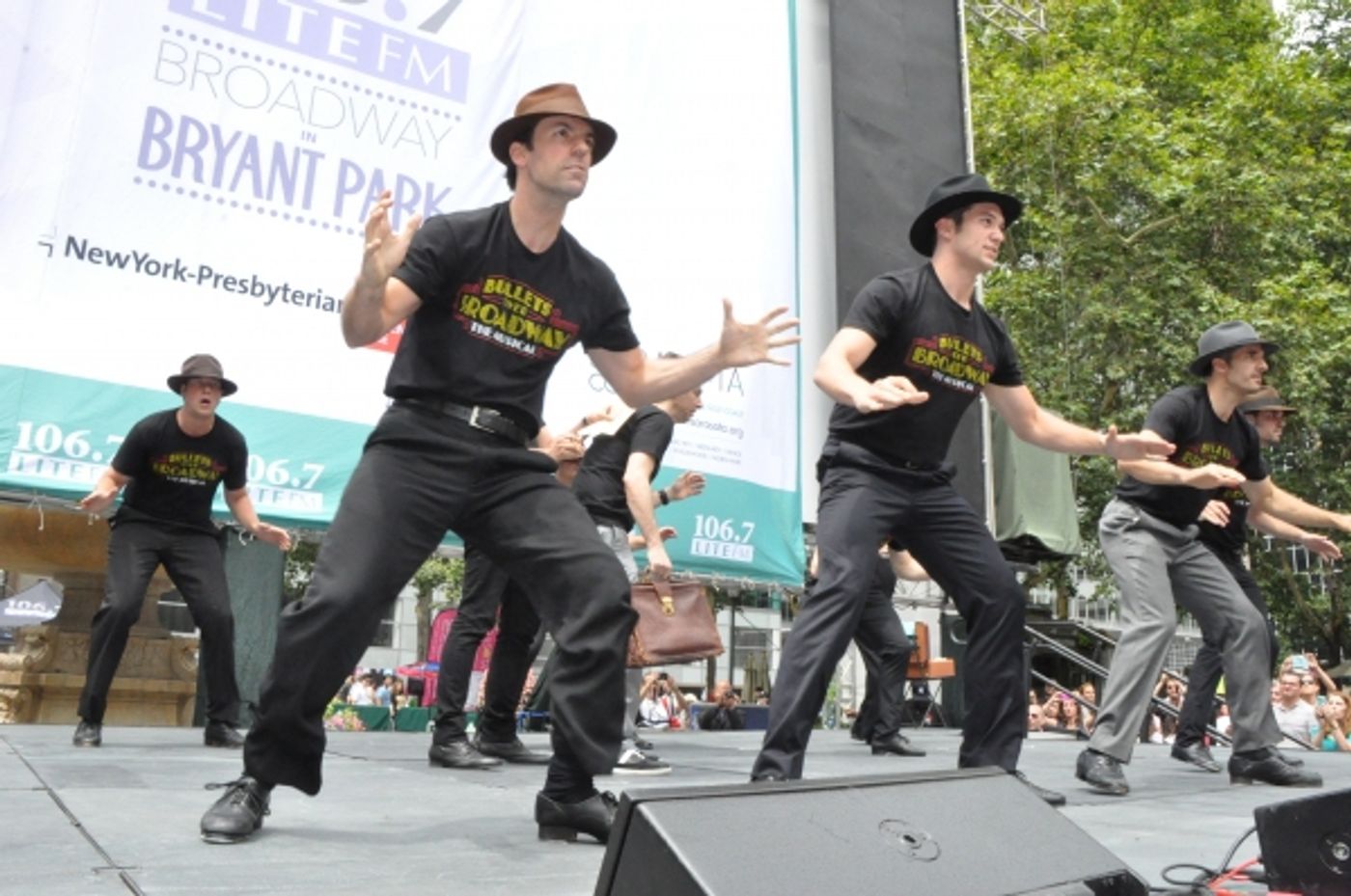Photo Coverage: Casts of BULLETS, CINDERELLA, PHANTOM & More Visit BROADWAY IN BRYANT PARK!  Image
