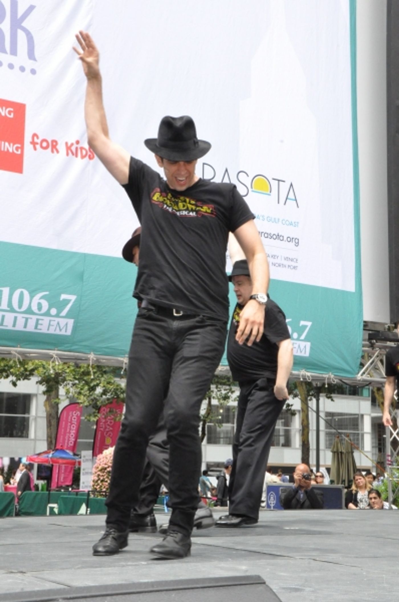 Photo Coverage: Casts of BULLETS, CINDERELLA, PHANTOM & More Visit BROADWAY IN BRYANT PARK!  Image