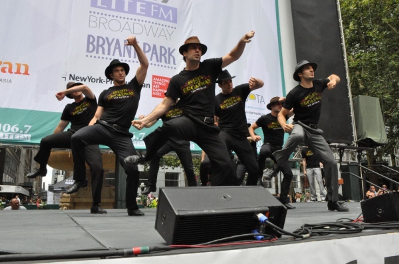 Photo Coverage: Casts of BULLETS, CINDERELLA, PHANTOM & More Visit BROADWAY IN BRYANT PARK!  Image