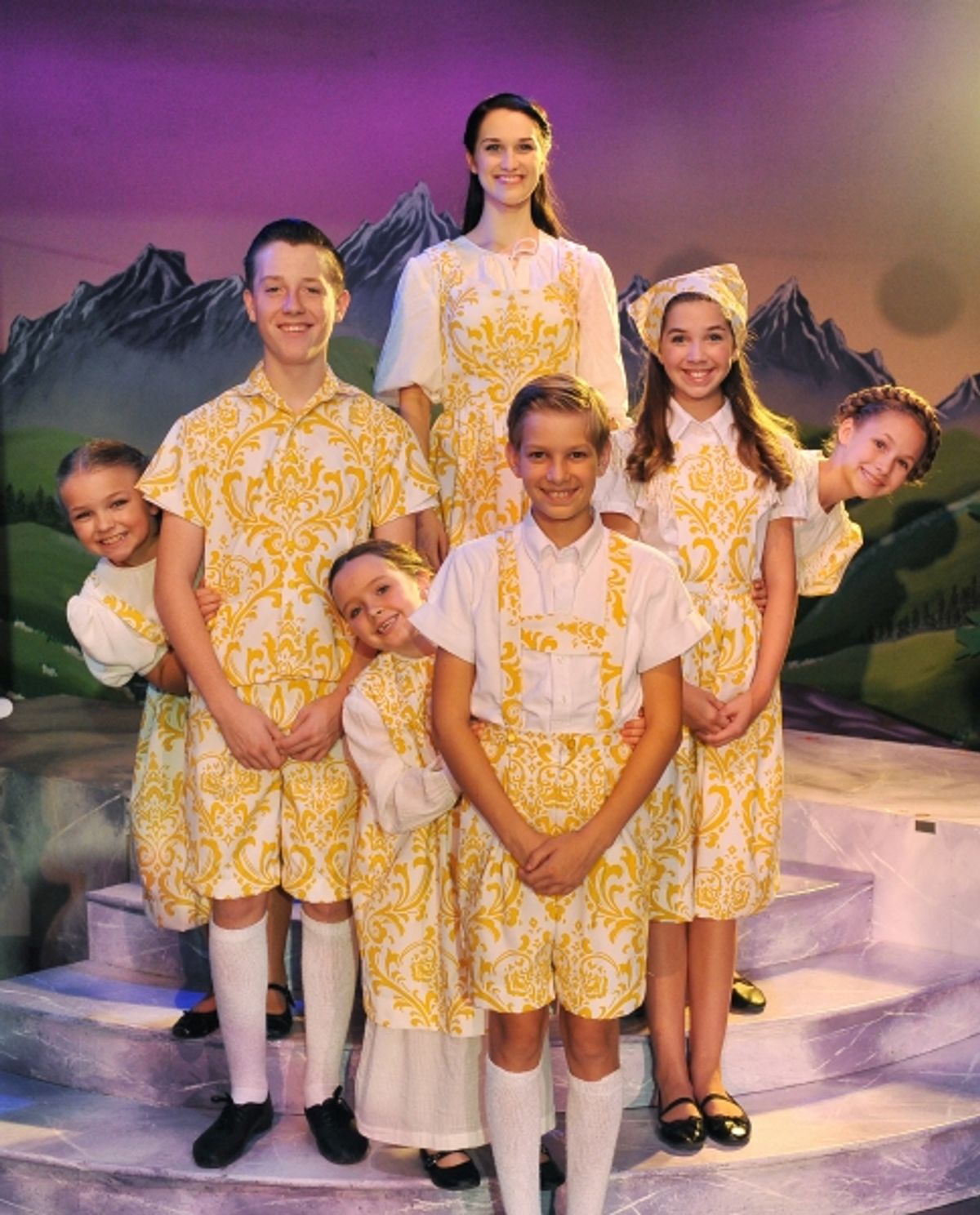 Grace Miller, Jaymie Jackson, Stefani Potter, Chloe Kerr, Makena Early, Ruby Elaine James, and Wil Otterson at 