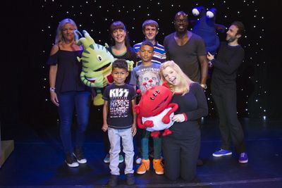 Martin Offiah, Virginia Shaw, Sons Tyler & Phoenix Photo