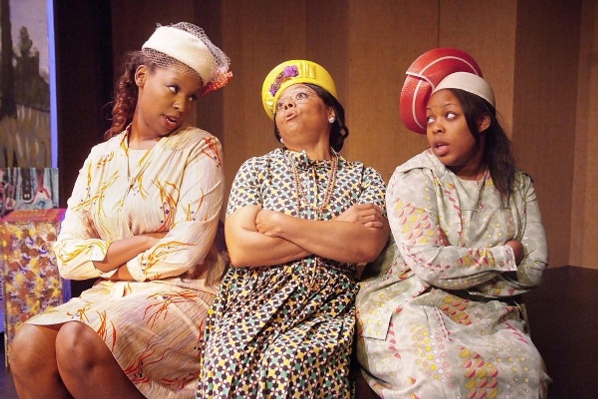 Courtney Turner, Stephanie Martin, Sequoia Houston at 