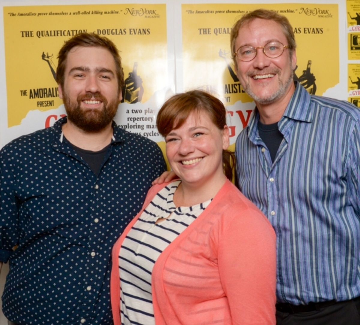 Brad Peterson, Jeanne Travis, David Harwell at 