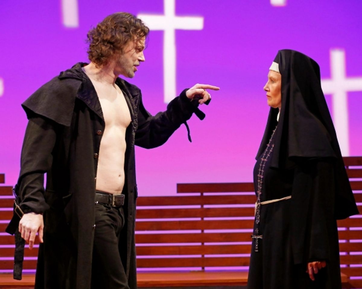 A scene from Doubtless by Albert Innaurato, directed by Jack Hofsiss with Dana Watkins, Brenda Currin at 