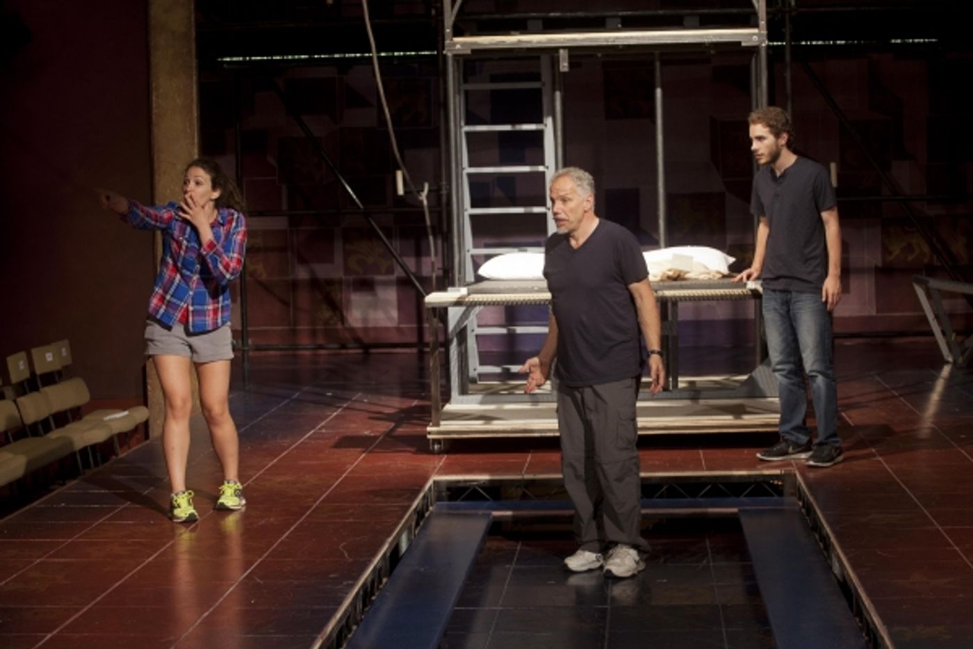 Photo Flash: In Rehearsal with Jonathan Epstein's Adaptation of HENRY IV at Shakespeare & Company  Image