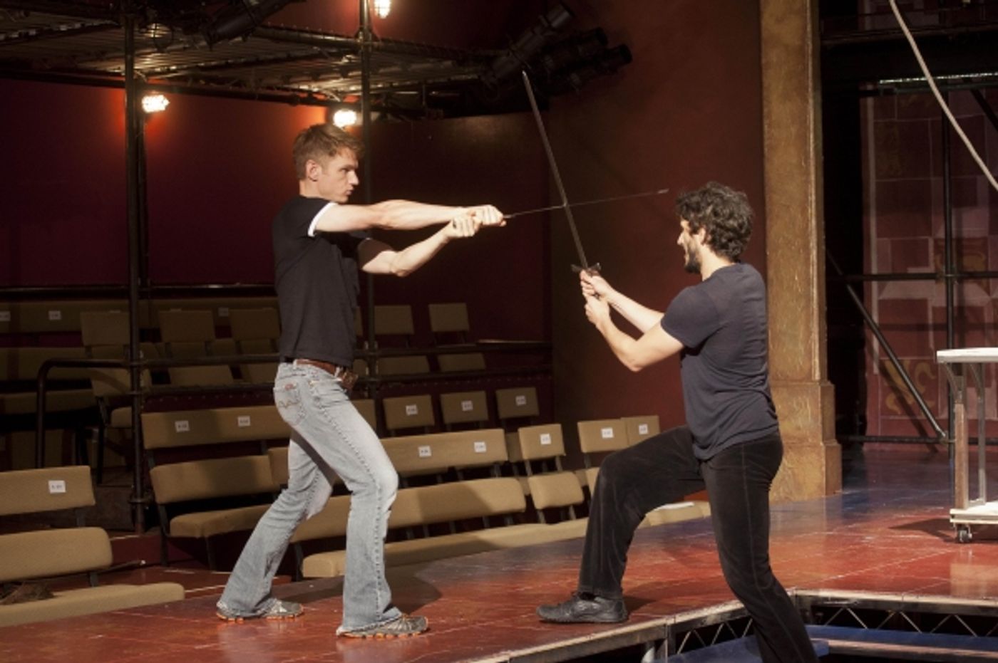 Photo Flash: In Rehearsal with Jonathan Epstein's Adaptation of HENRY IV at Shakespeare & Company  Image