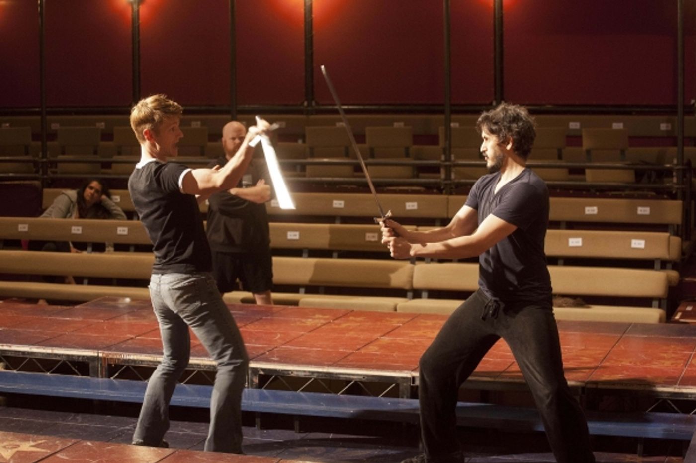 Photo Flash: In Rehearsal with Jonathan Epstein's Adaptation of HENRY IV at Shakespeare & Company  Image