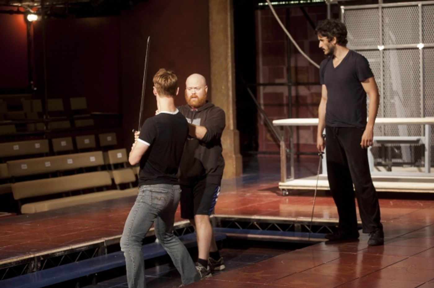 Photo Flash: In Rehearsal with Jonathan Epstein's Adaptation of HENRY IV at Shakespeare & Company  Image