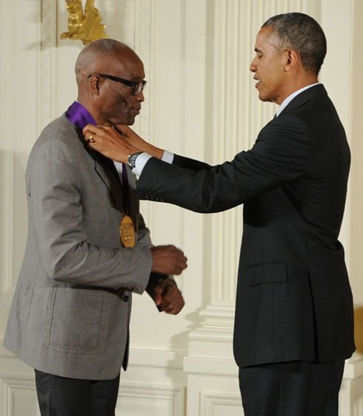 Bill T. Jones and President Barack Obama at 