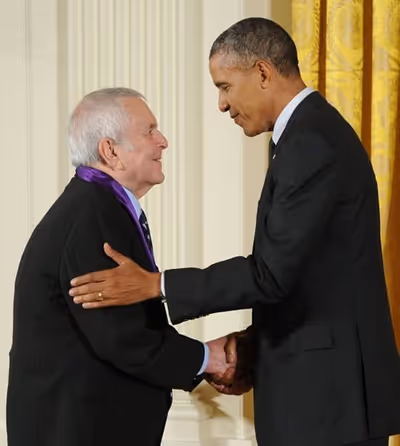John Kander and President Barack Obama Photo