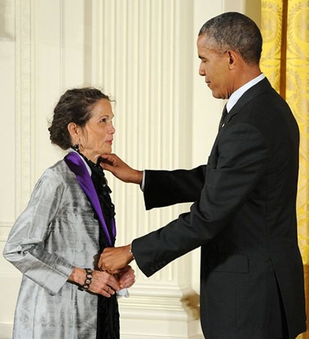 Julia Alvarez and President Barack Obama at 