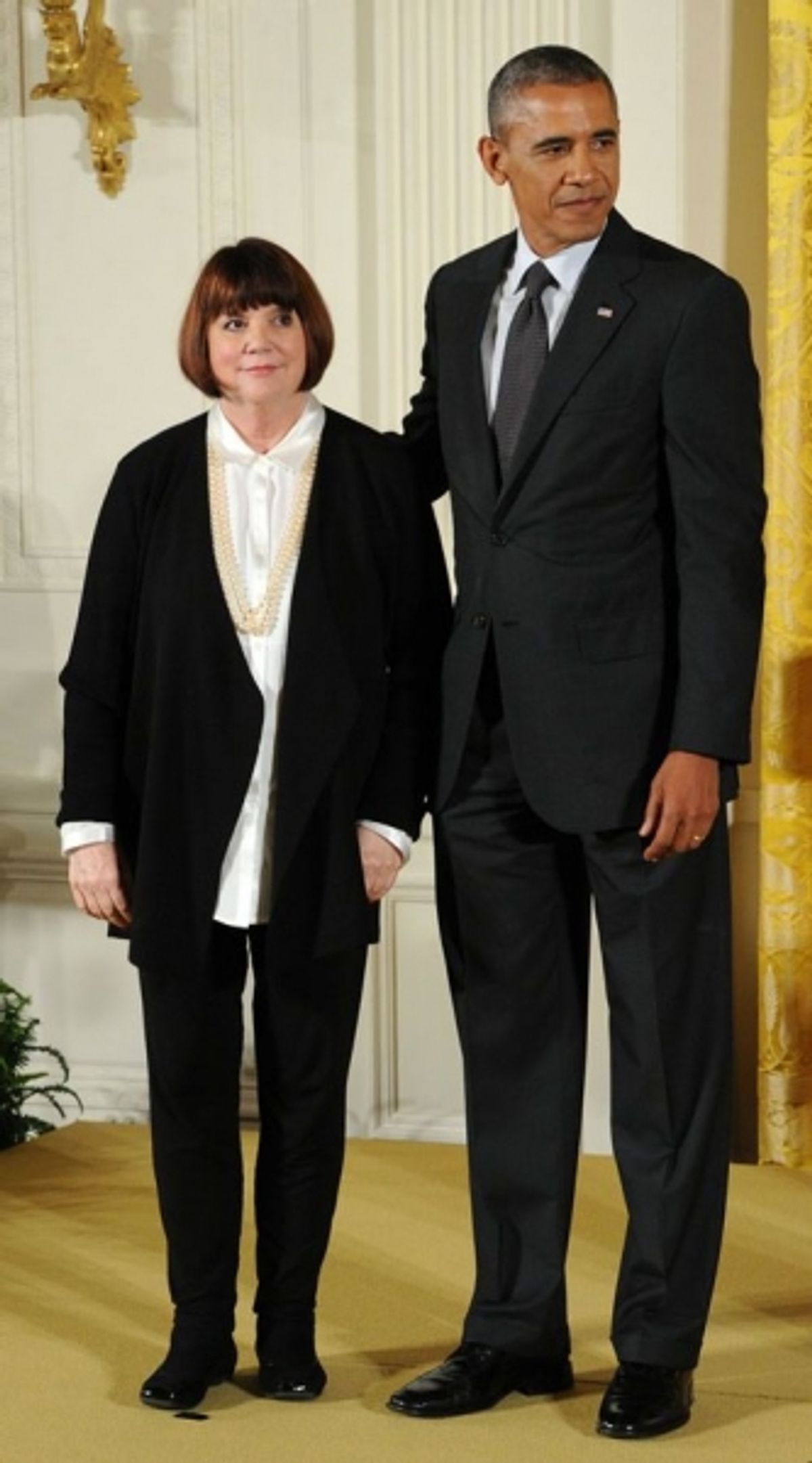Linda Ronstadt and President Barack Obama at 