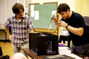  Director Kip Fagan and Technical Director Kyle Longwell  Photo
