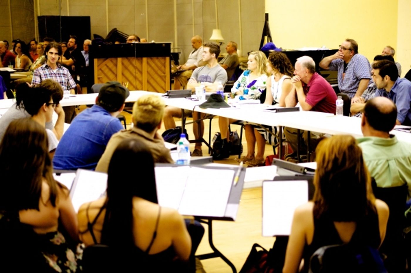 Photo Flash: In Rehearsal for Alliance Theatre's BULL DURHAM with Will Swenson, Melissa Errico & More!  Image