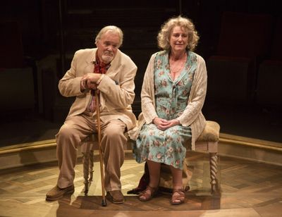 Roger Forbes as Wilfred Bond and Jill Tanner as Cecily Robson Photo