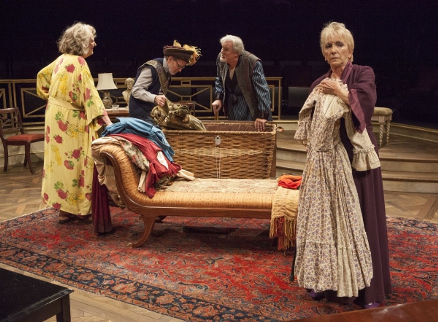 Photo Flash: First Look at Roger Forbes, Robert Foxworth, Elizabeth Franz and Jill Tanner in QUARTET at The Old Globe  Image