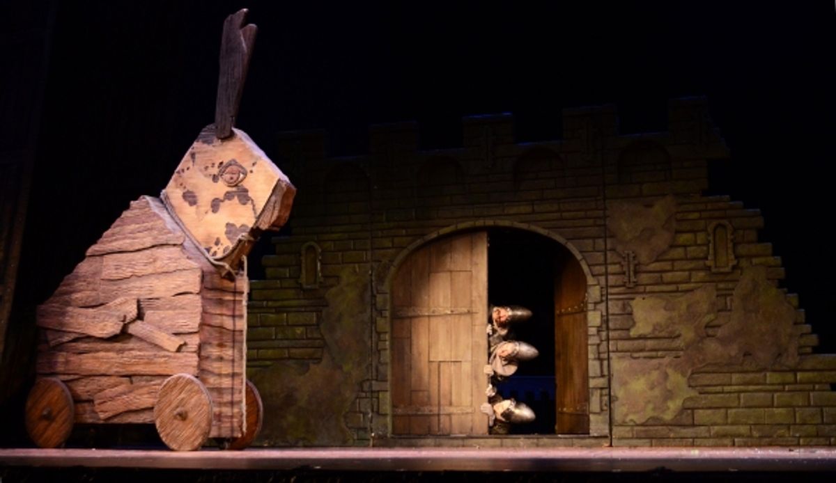 Adam Pelty, Brian Shepard and Jesse Carrey as French Guards at 