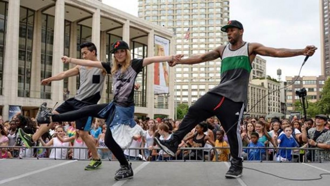 Photo Flash: SYTYCD's tWitch, Allison Holker and Alex Wong Host National Dance Day Celebration in NYC Photo Flash: SYTYCD's tWitch, Allison Holker and Alex Wong Host National Dance Day Celebration in NYC Image