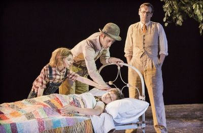 Eleanor Worthington-Cox, Daniel Tuite, Robert Sean Leonard and Callum Henderson as Sc Photo