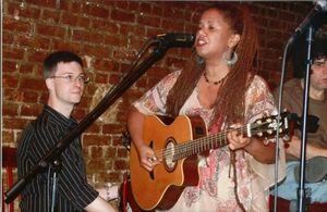 Singer-songwriter Carla Lynne Hall performed a song from her soloÃ‚Â cd Ã‚Â¿ Photo