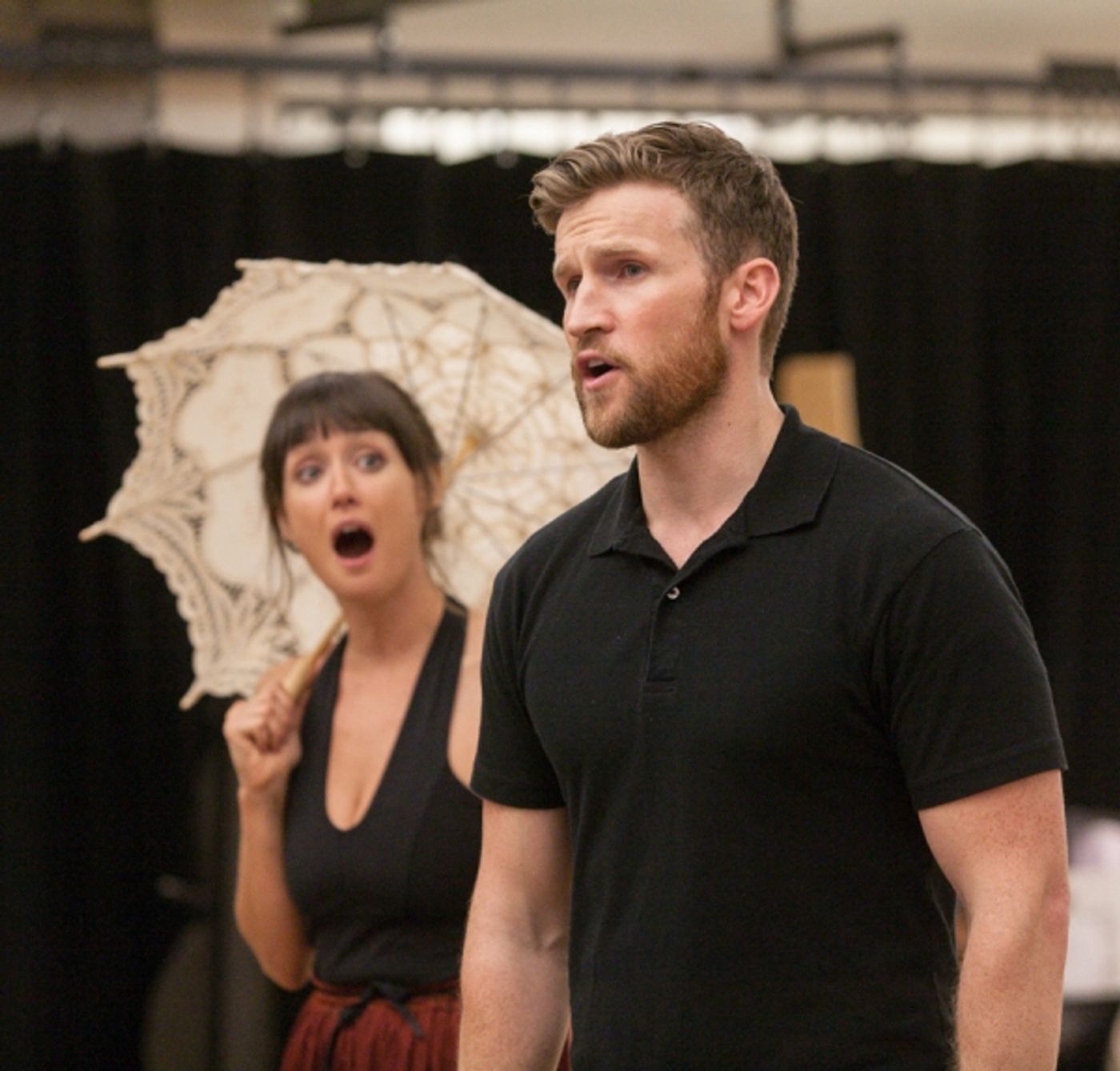 Photo Flash: First Look at Claybourne Elder, Brynn O'Malley and More in Rehearsals for Signature Theatre's SUNDAY IN THE PARK WITH GEORGE  Image