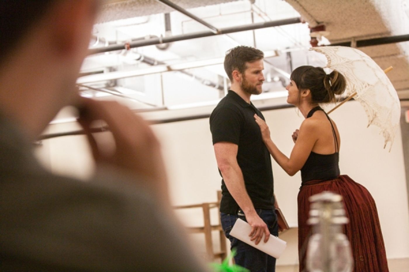 Photo Flash: First Look at Claybourne Elder, Brynn O'Malley and More in Rehearsals for Signature Theatre's SUNDAY IN THE PARK WITH GEORGE  Image