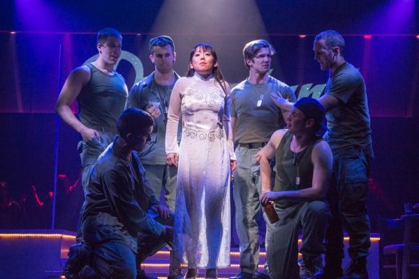 Diana Huey and the Cast Photo