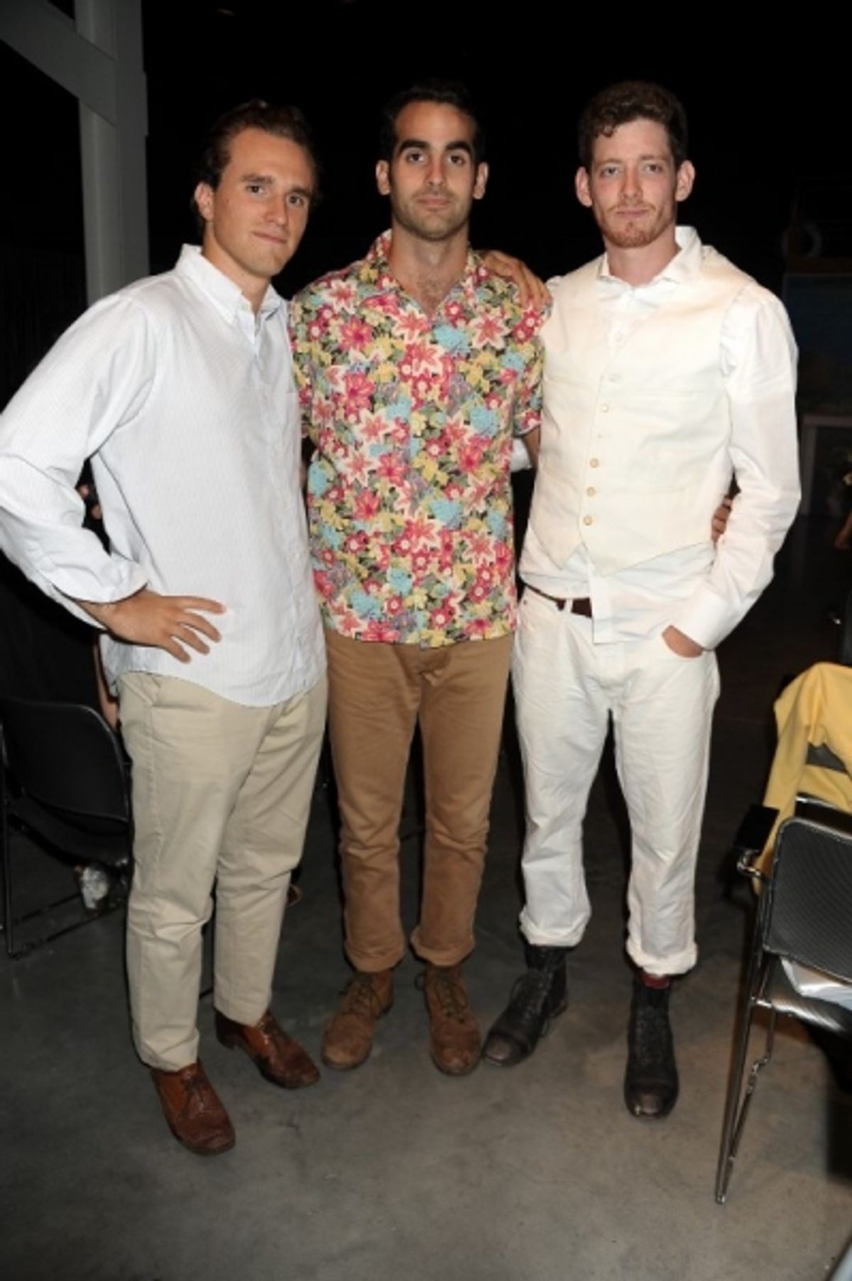 Christain Scheider, Tucker Marder, and Sawyer Avery at 