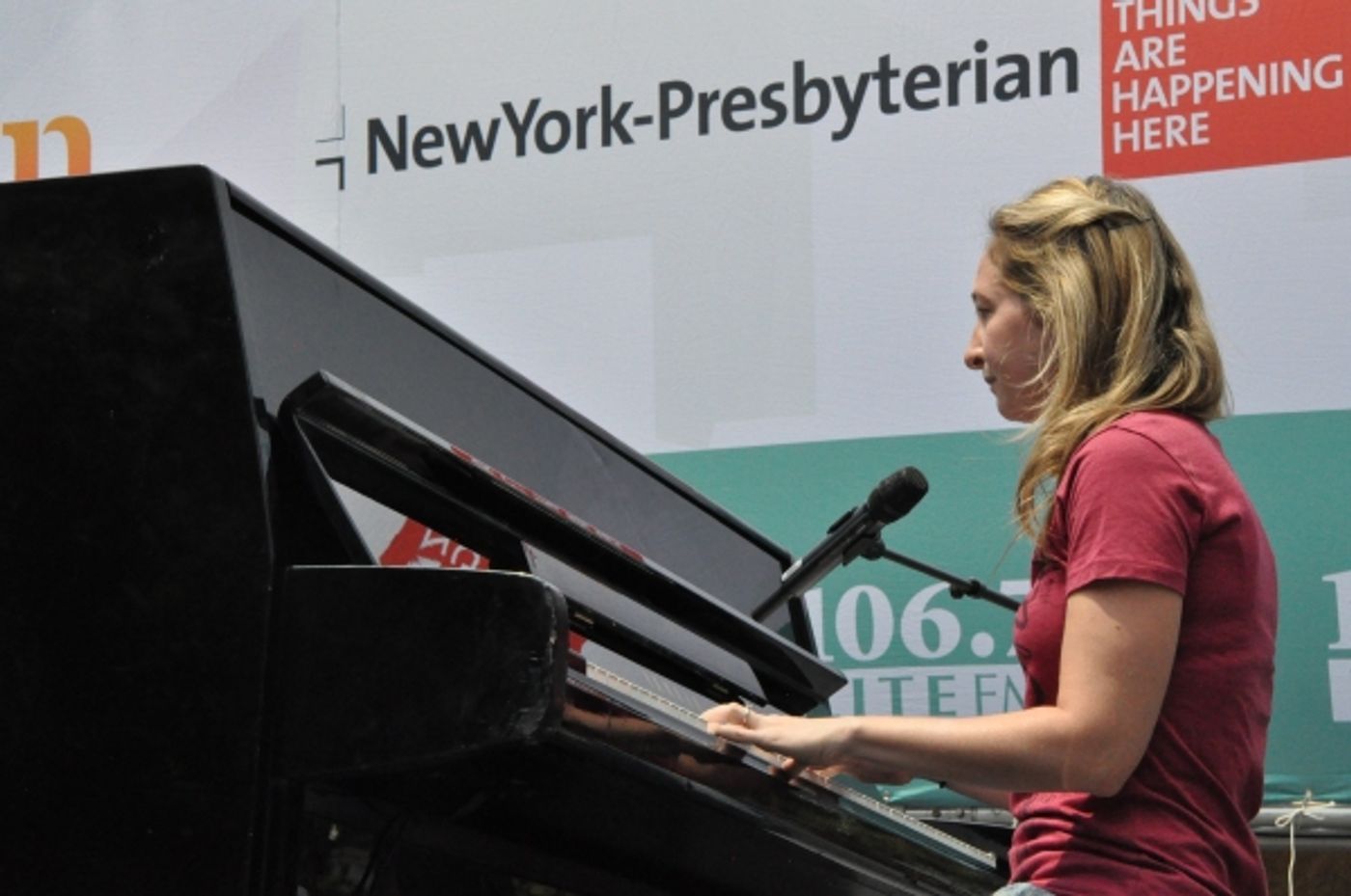 Photo Coverage: Casts of GENTLEMAN'S GUIDE, HEATHERS and More Visit Broadway in Bryant Park!  Image